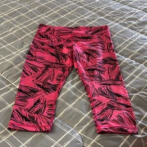 Stylish Pink and Black Kids Leggings